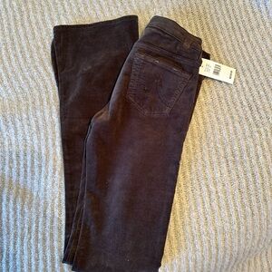 AG Adriano Goldschmied Dark Brown Boot Cut Jeans